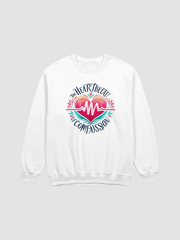 Heart Health: Compassion's Pulse Crewneck Sweatshirt product image (3)