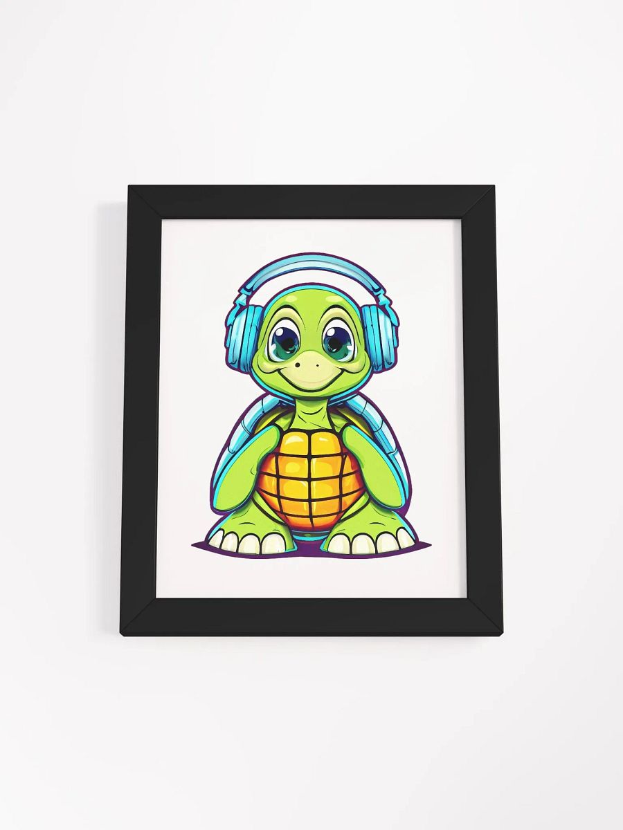 Music Turtle Framed product image (1)