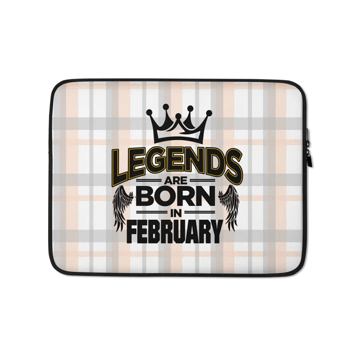 February Legends Laptop Sleeve product image (1)