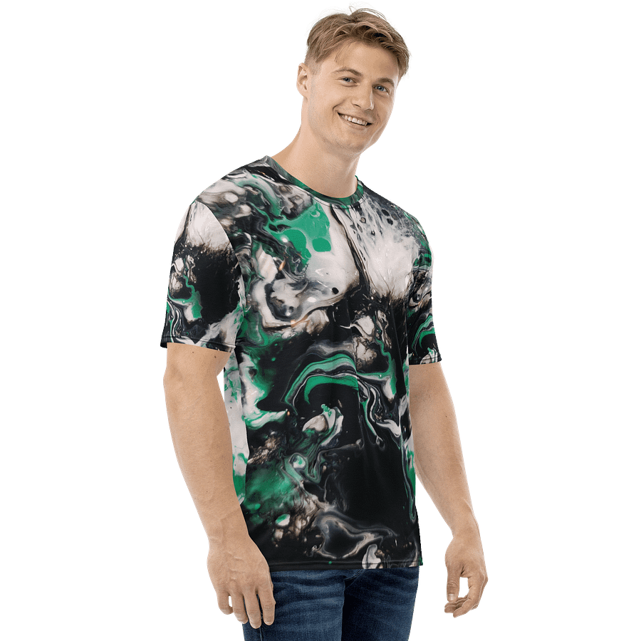 Green Waves - Vivid Expression All-Over Print Tee product image (4)