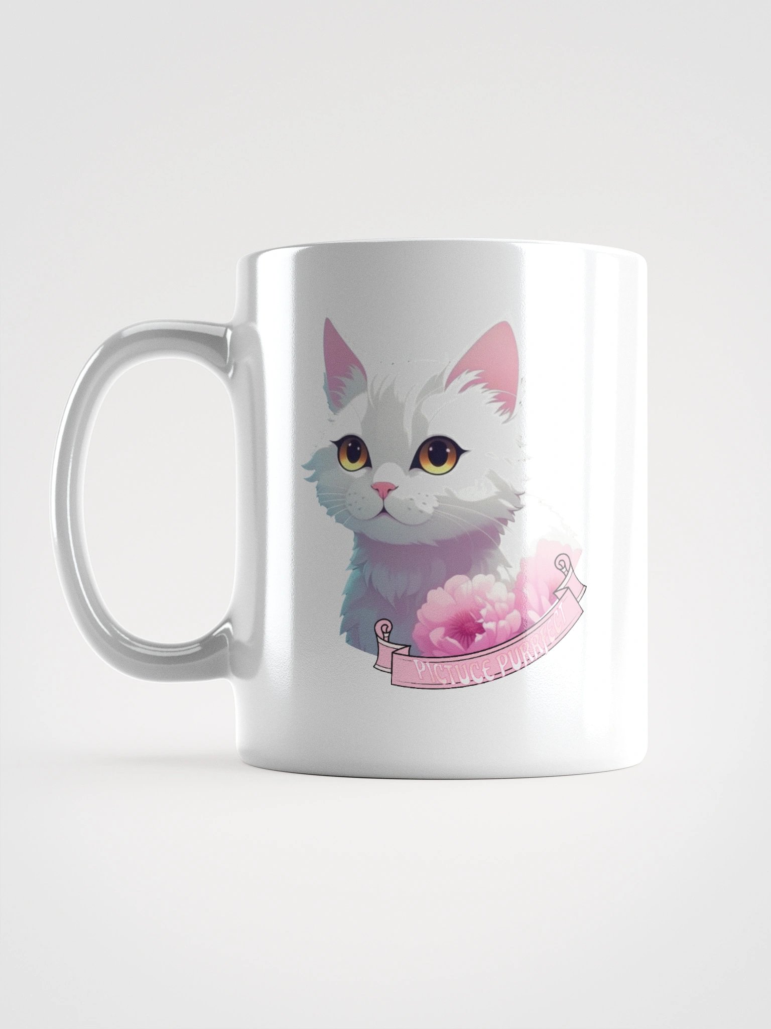 Picture Purrfect Kitty White Glossy Mug product image (6)