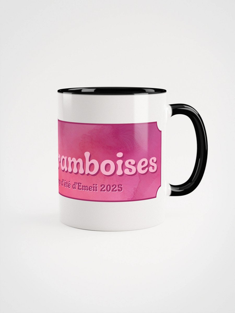 ''Les framboises 2025' Tasse en céramique avec couleur à l'intérieur product image (2)