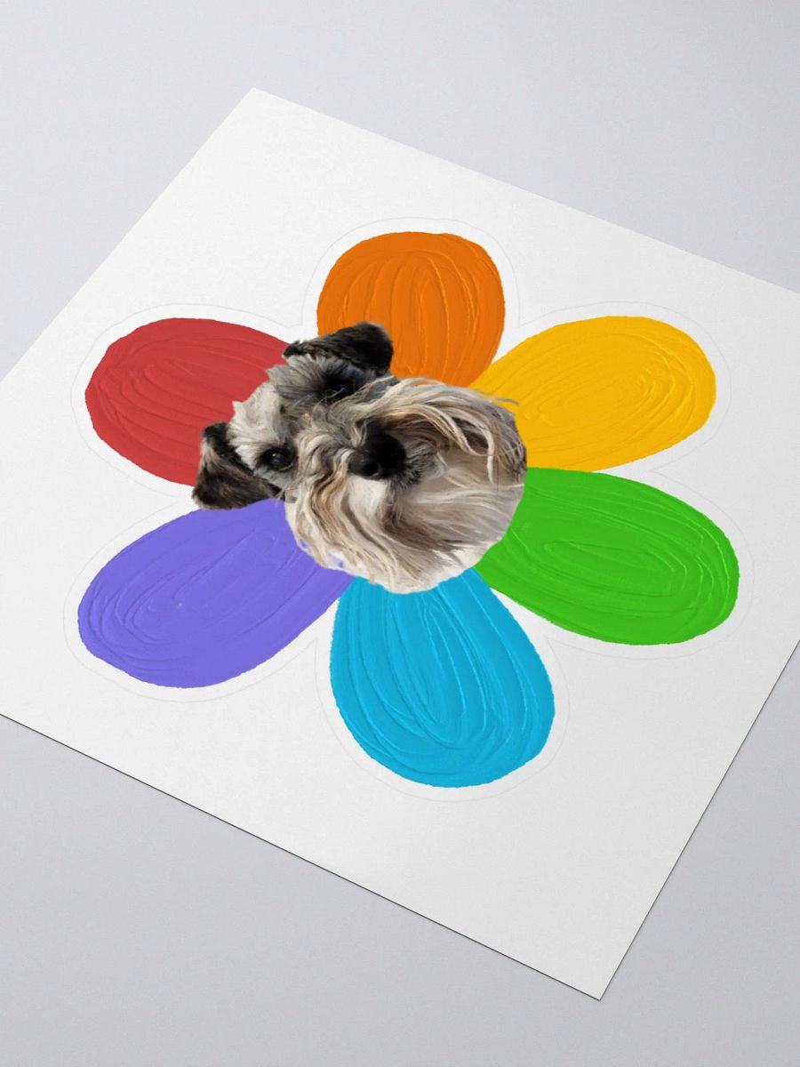 Quack Rainbow Flower Sticker product image (3)