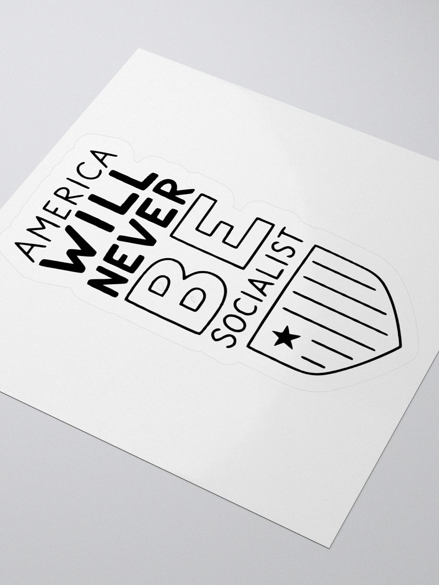 America Won't Be Socialist" kid-style Stickers product image (8)