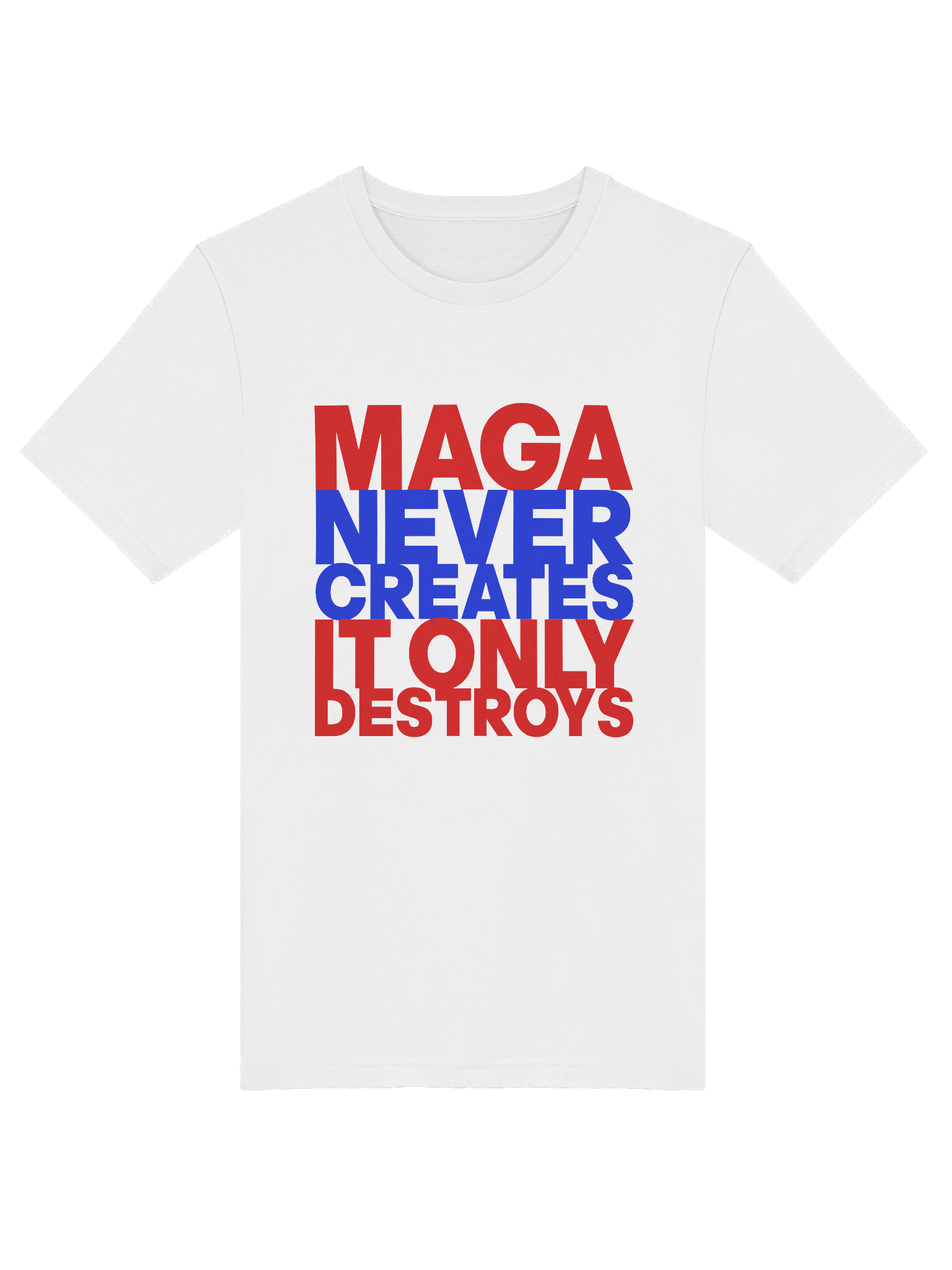 MAGA NEVER CREATES IT ONLY DESTROYS - WOMEN'S FIT product image (3)