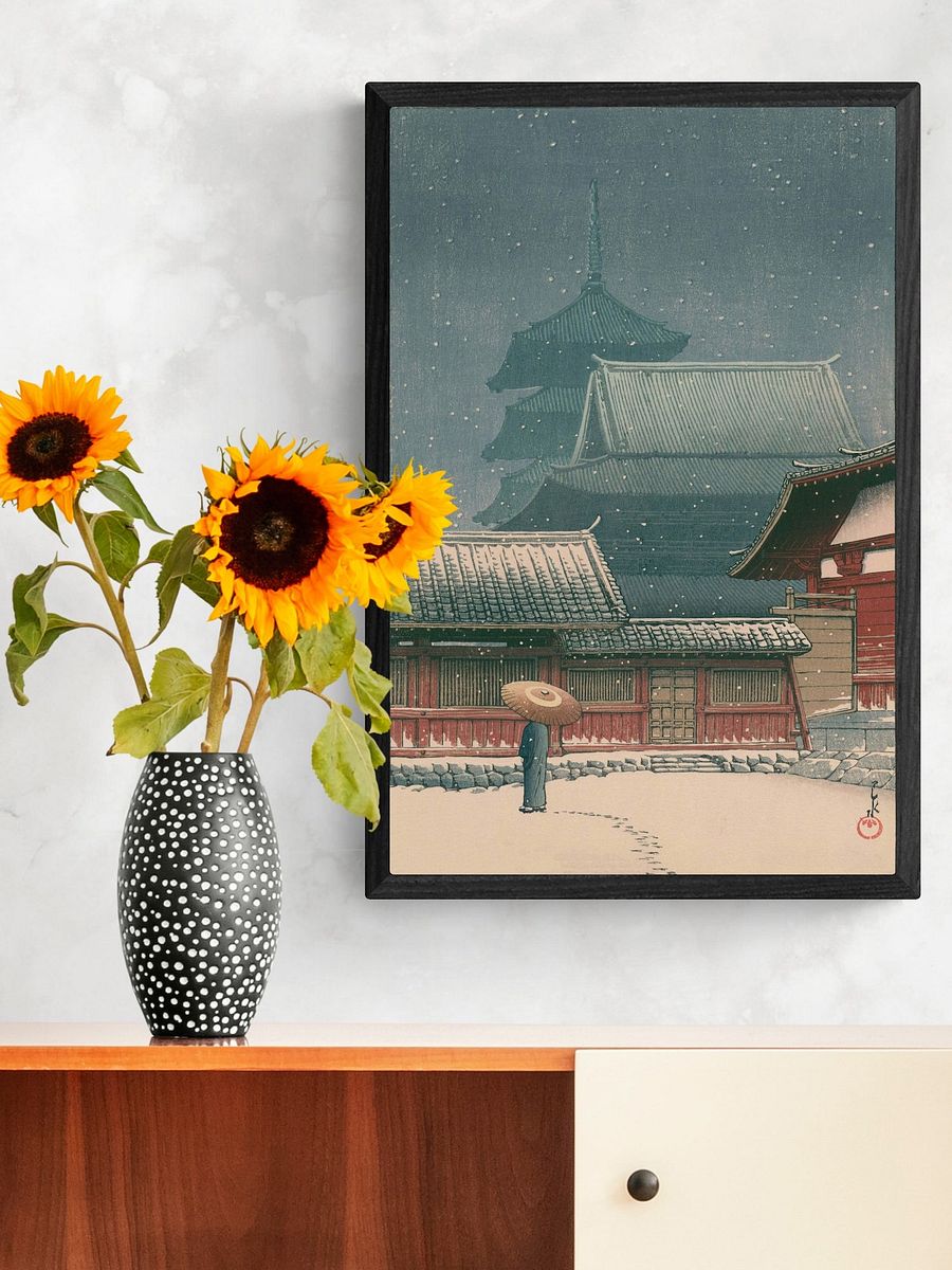 Tenno Temple, Osaka - Kawase Hasui product image (3)