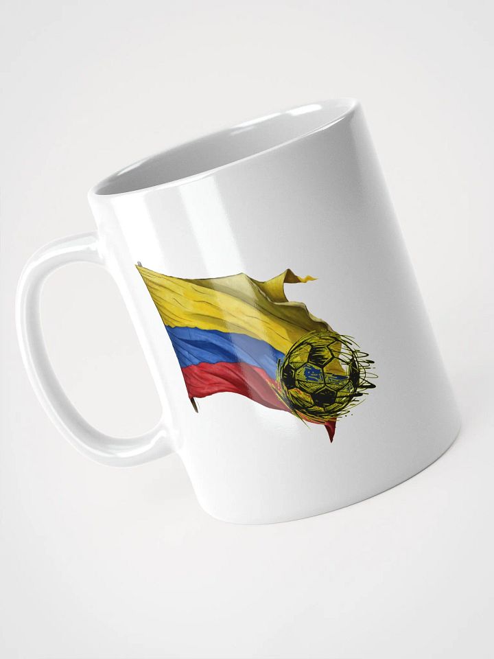 Colombian Flag Soccer Ball Mug product image (2)