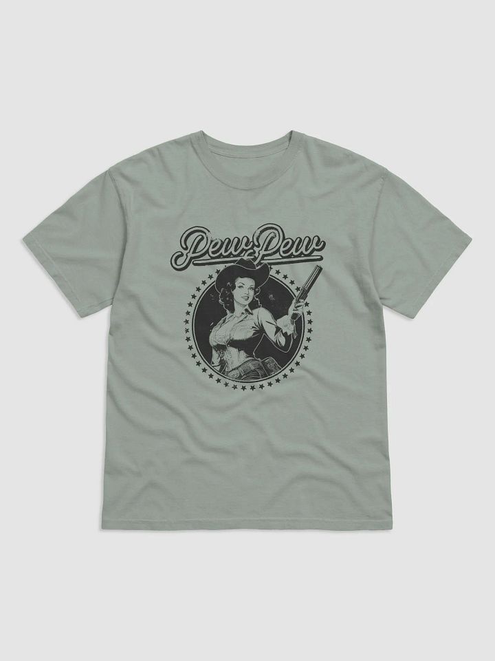 Pew Pew, Western Cowgirl Tee | Retro-Style Western T-Shirt for Travel and Road Trips product image (2)
