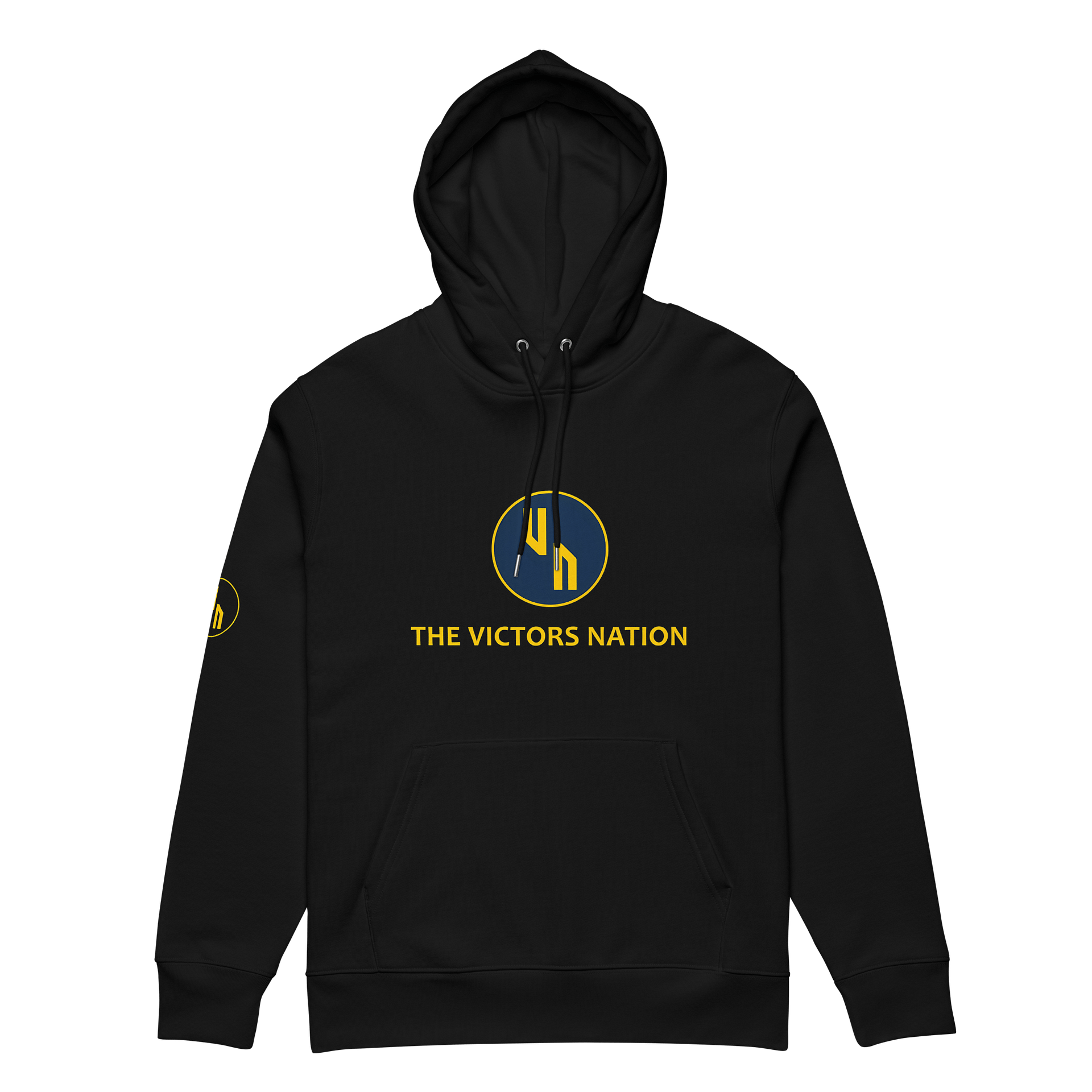 Black VN Organic Hoodie (Unisex) product image (5)