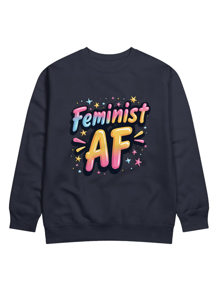 Feminist AF Sparkle Sweatshirt product image (3)
