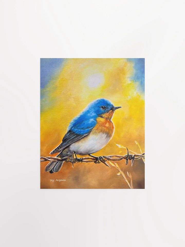Bluebird Visitor Print product image (1)