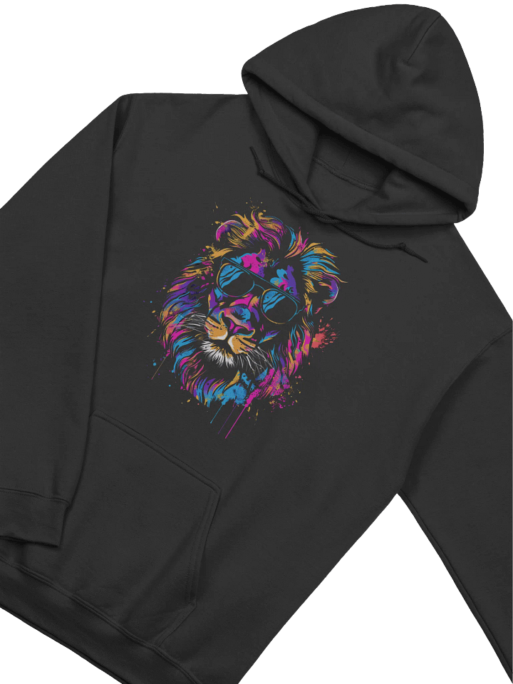 Leeuw met bril Hoodie product image (2)
