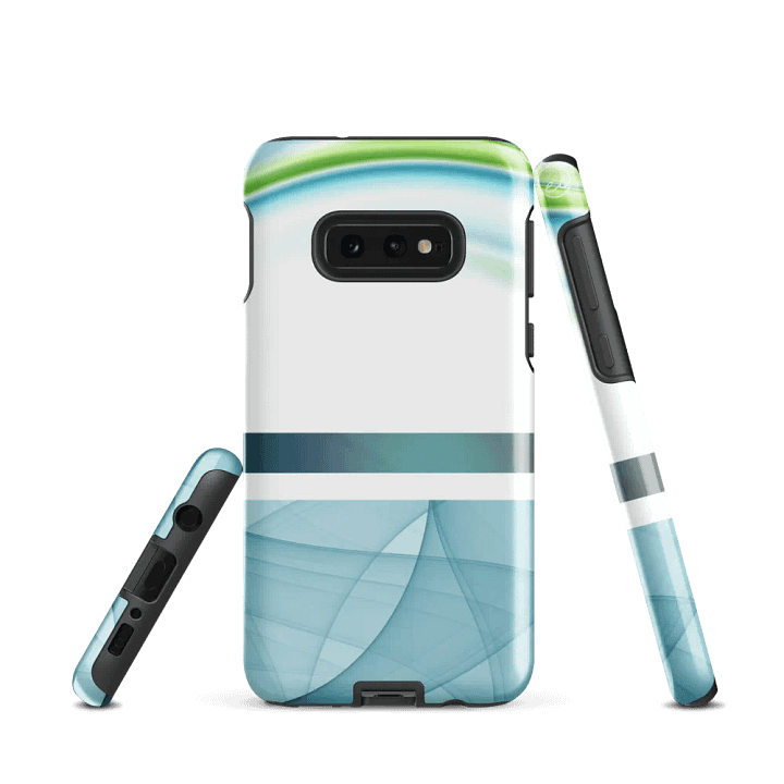 Flowing Abstract Green and Blue Samsung® Tough Case product image (1)
