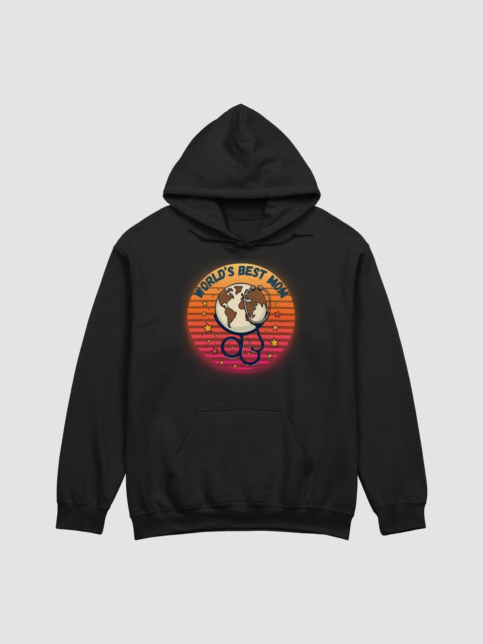 World's Best Mom Globe Hoodie product image (3)