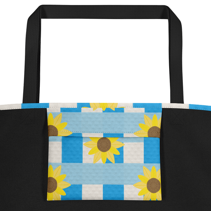 Sunflower Gingham Tote in Blue product image (2)