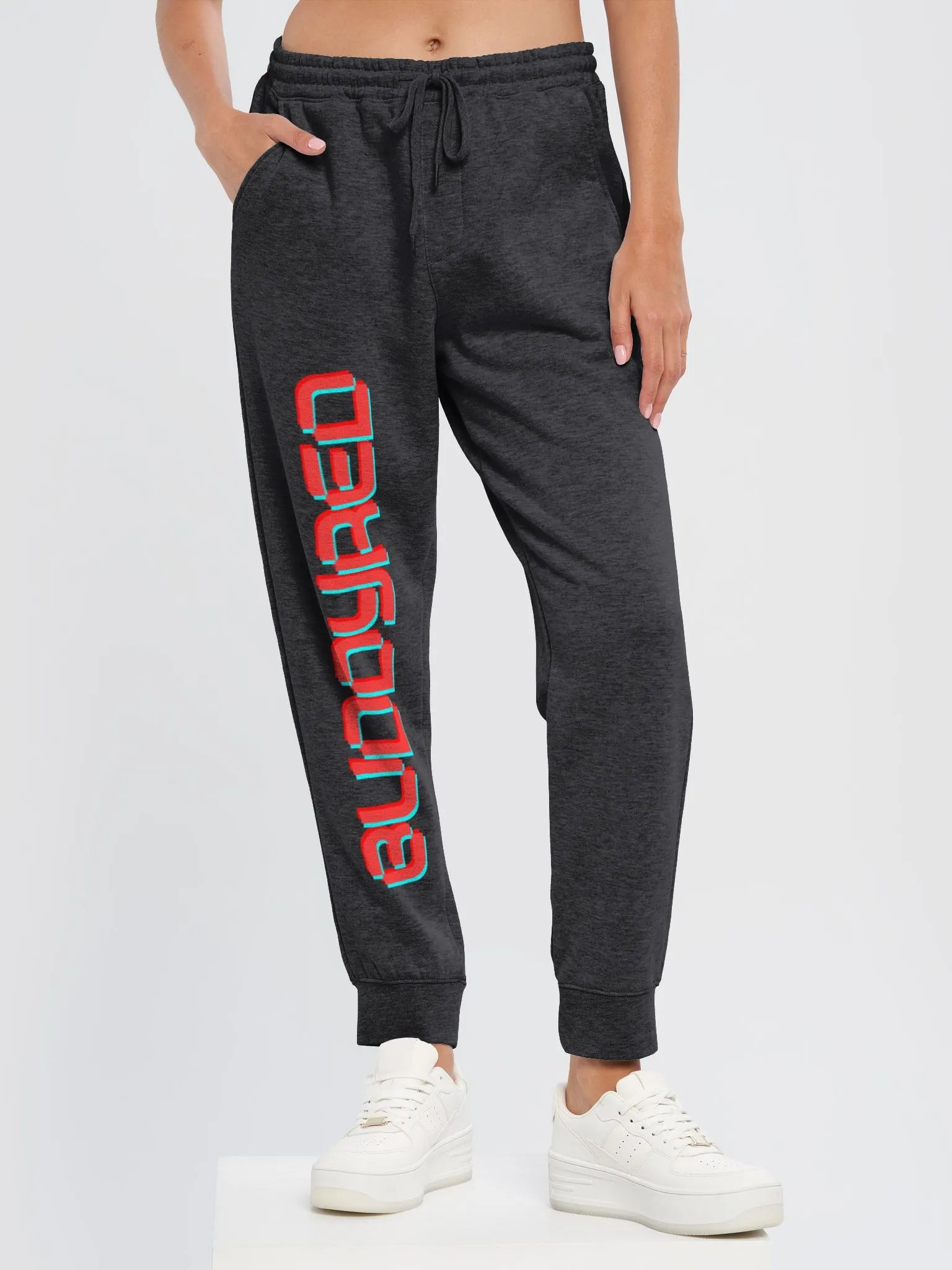 Buddyred Text Right Leg Sweat Pants product image (6)