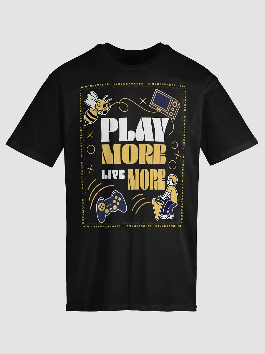 Play More Live More Unisex Premium T-Shirt product image (14)