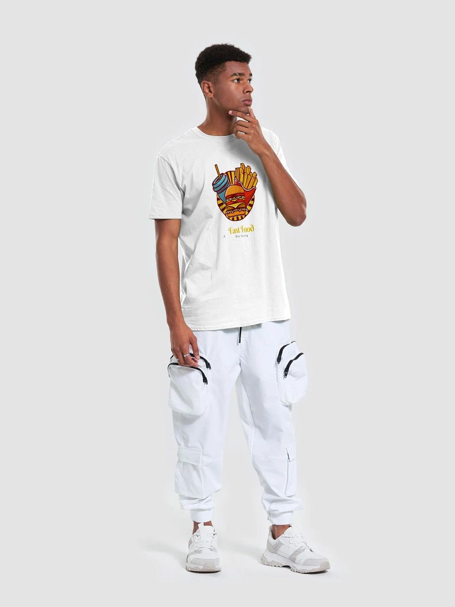 Fast Food Die Young Graphic Tee – Bold, Retro Pop-Art Streetwear product image (31)