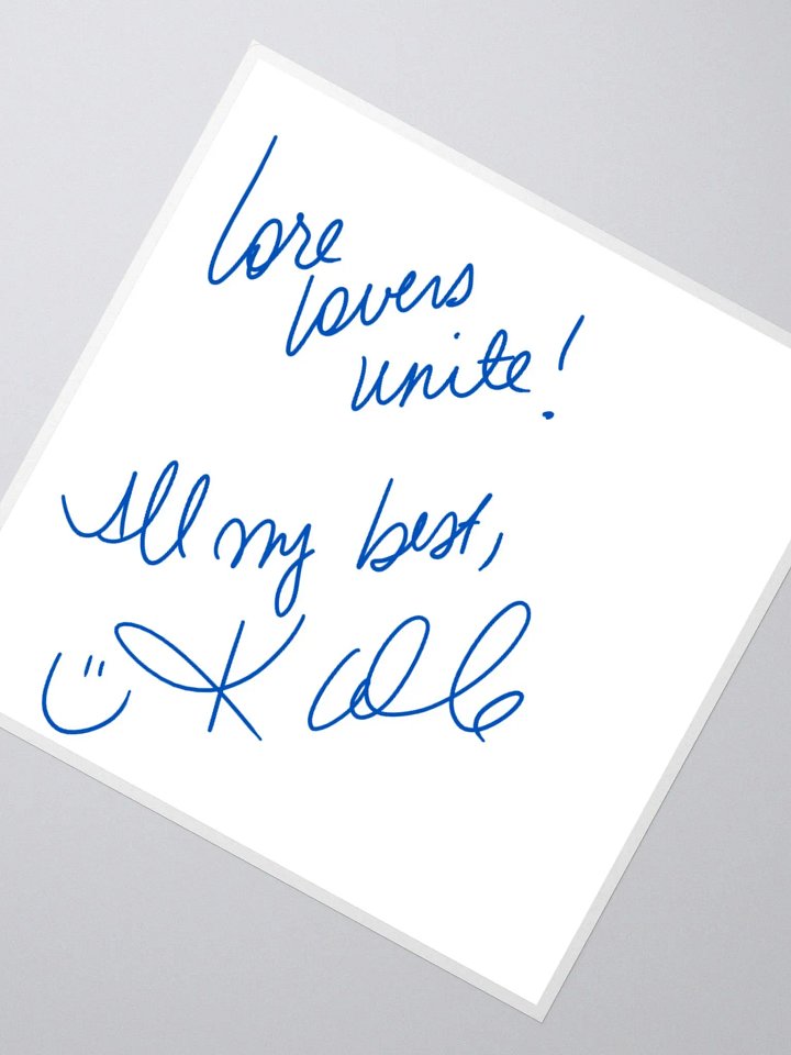 Digitally Signed IAD Bookplate Sticker product image (2)