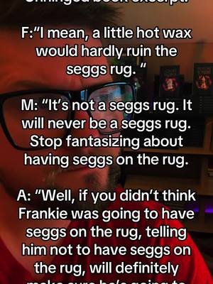 The rug is a major point of contention in Mandrake Manor. Mandrake Manor available on the TikTok shop, Kindle, Kindle unlimited, audible. Mandrake Manor is a cozy queer fantasy about three friends who inherit a house and become the neighborhood witches and defend the neighborhood against an evil HOA. It’s cute. It’s cozy. It’s queer it’s a little unhinged and it’s a lot like charmed meets desperate housewives. #queerbook #queerbooktok #queerromance #cozyfantasy #mmromance 