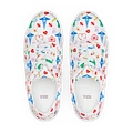 Nurse Nursing Icons Women White Lace-Up Canvas Sneakers Shoes product image (1)