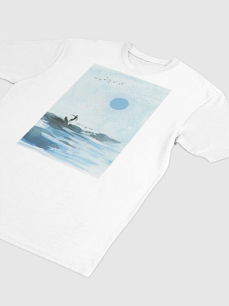 Tranquil Surfing Seascape T-shirt - Cotton product image (5)