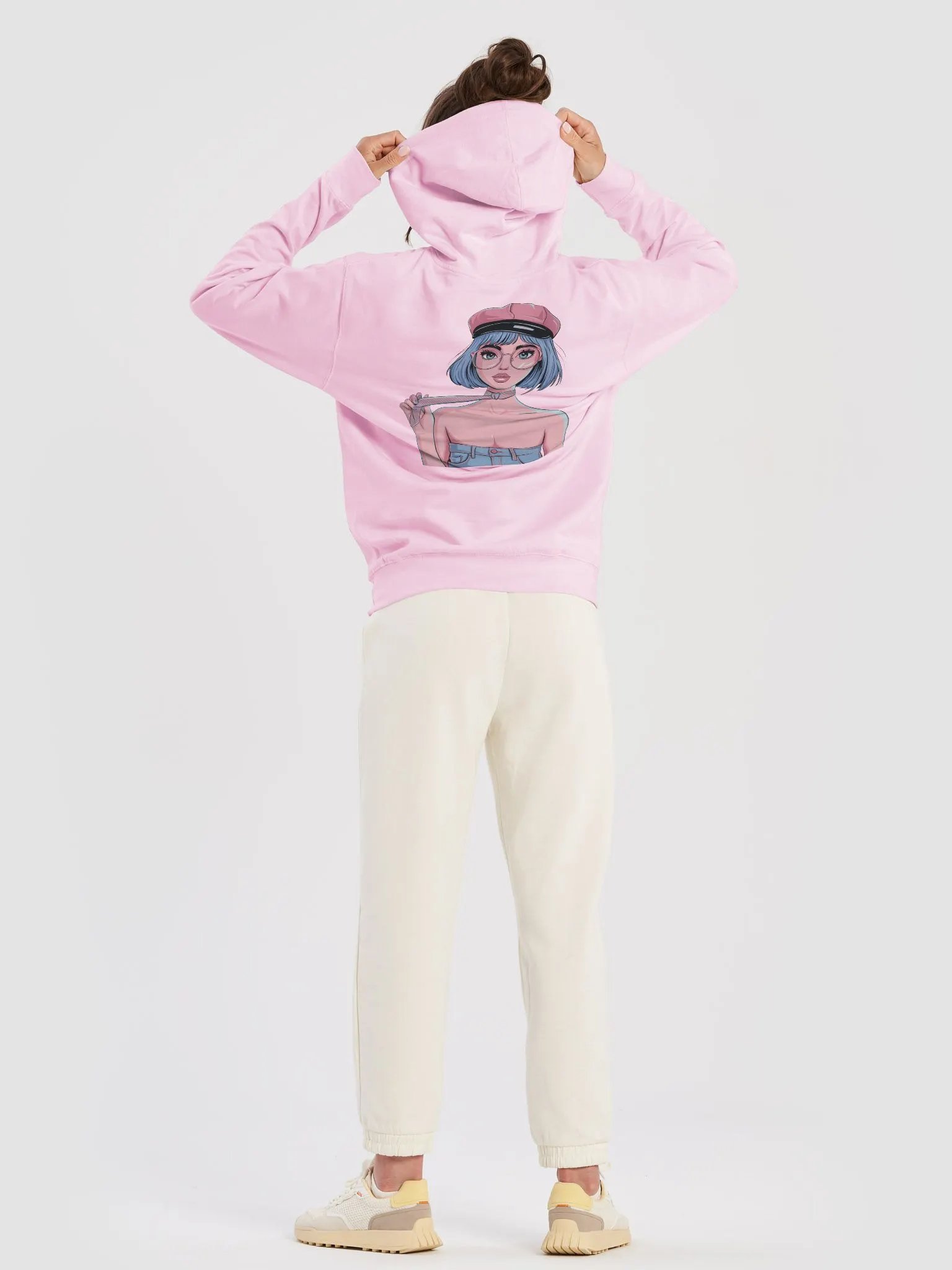 Quirky Cartoon Character Hoodie product image (2)
