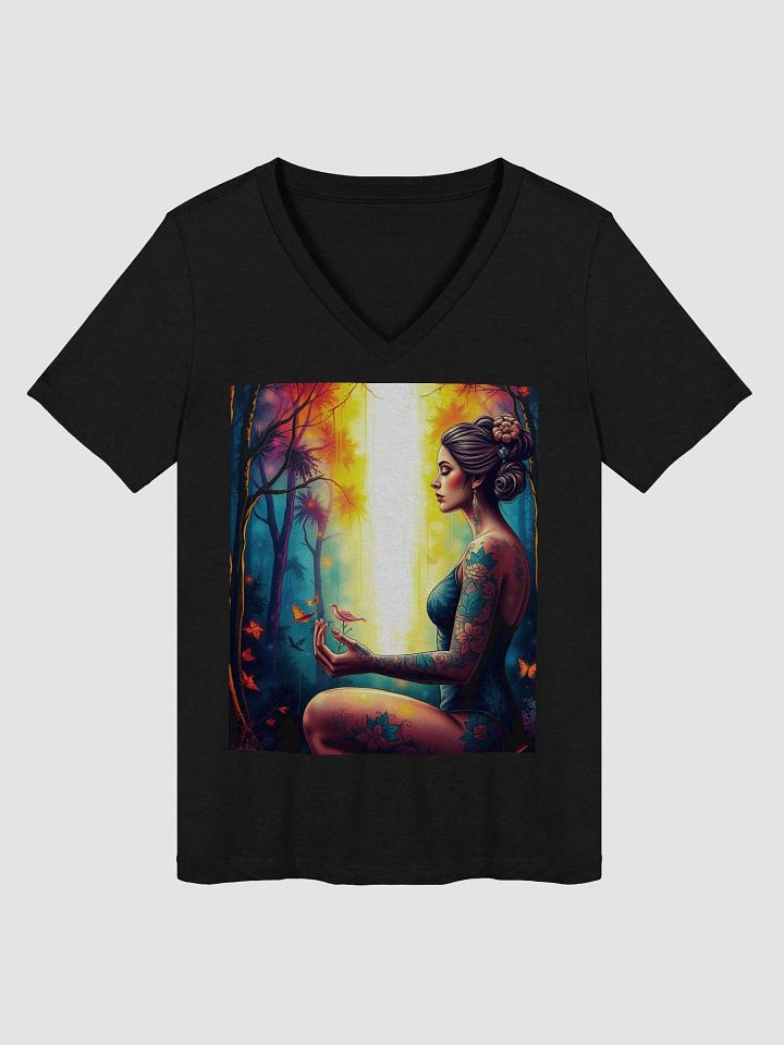 Chic Comfort V-Neck Tee for Women product image (1)