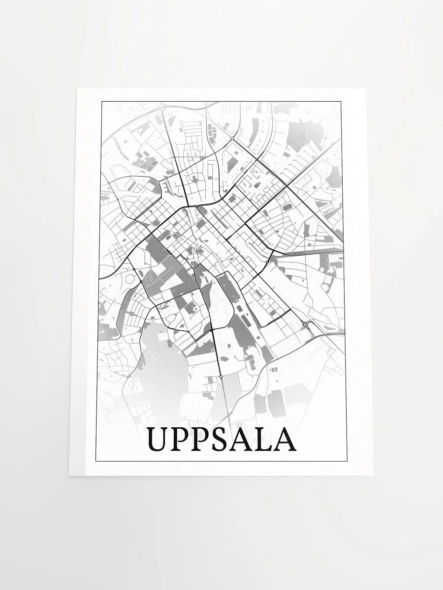 Uppsala, Sweden, city map print product image (16)