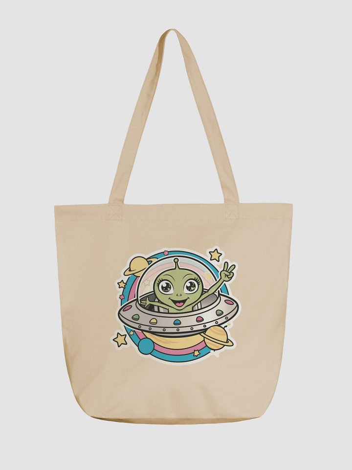 Peaceful Alien Eco Tote product image (1)