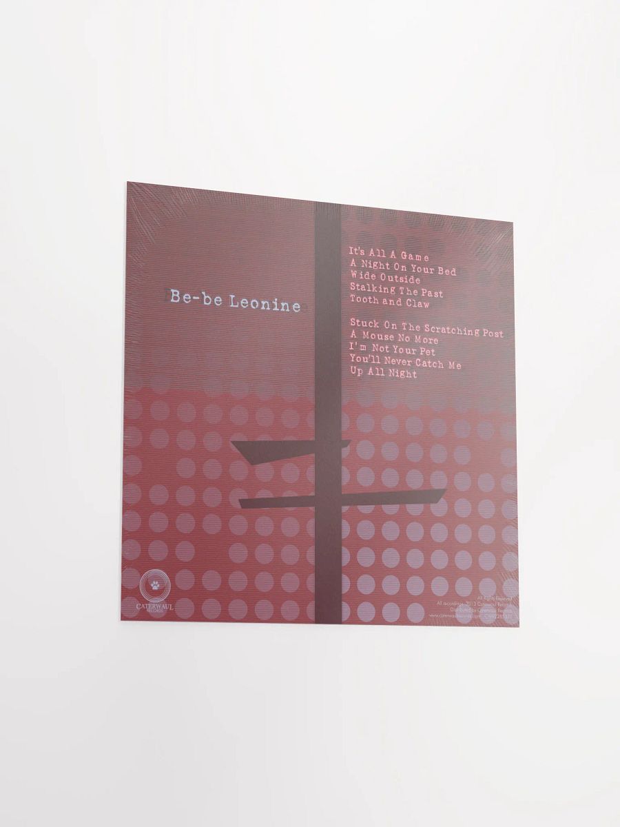 Be-be Leonine poster - Album jacket (back) - 12