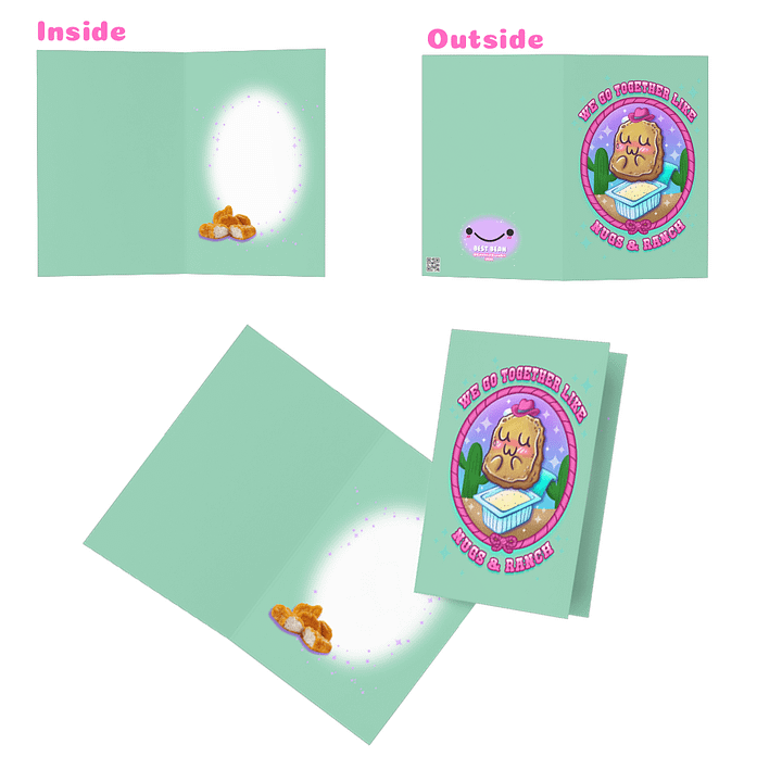 Nugs and Ranch greeting card product image (2)