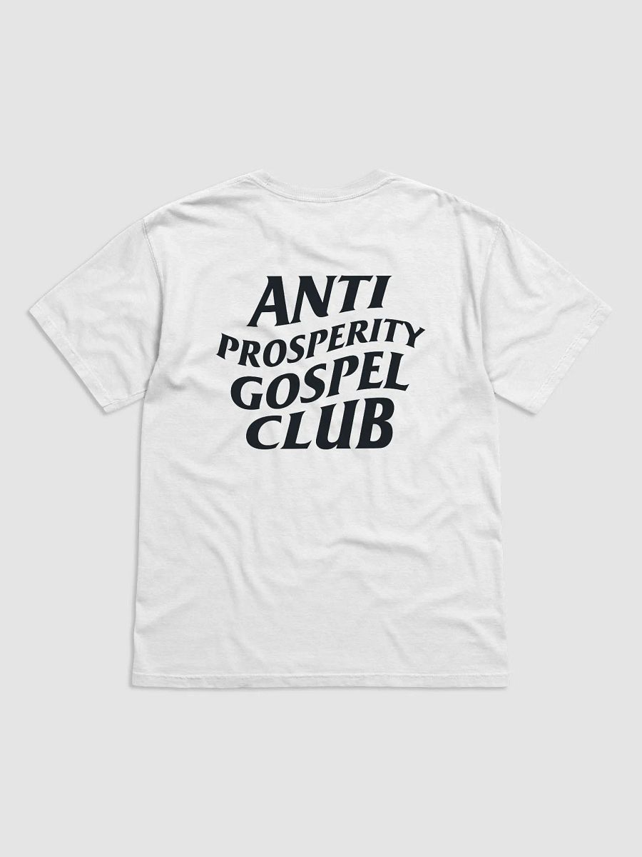 Anti-Prosperity Gospel Club (Black Logo) product image (3)