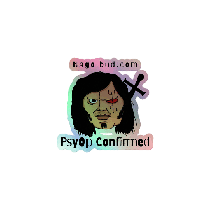 PsyOp Confirmed Holographic Sticker product image (1)