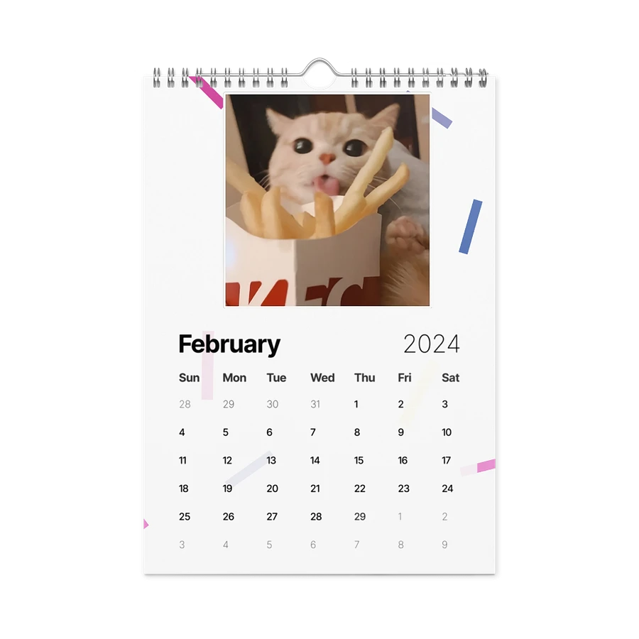 Wall Calendar (2024): Meme Cats product image (7)