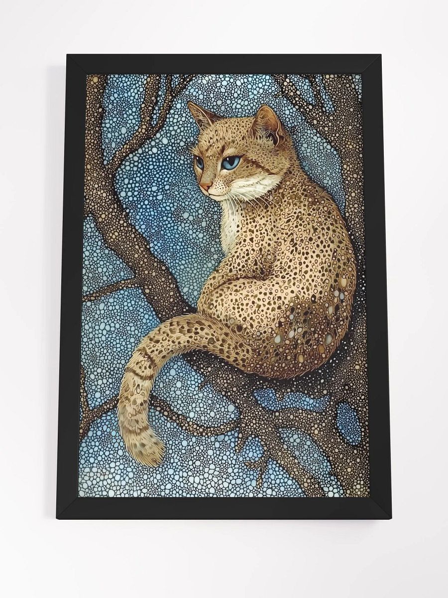 Celestial Cat: Fantasy Poster of a Mystical Forest Creature product image (4)
