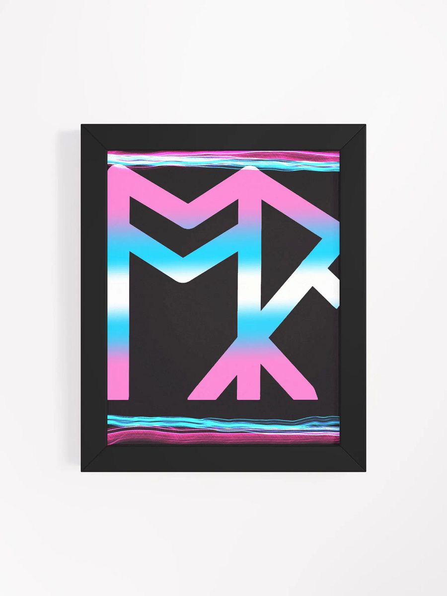 ToRk Rune Framed High-Quality Matte Poster (Trans Tones) product image (4)