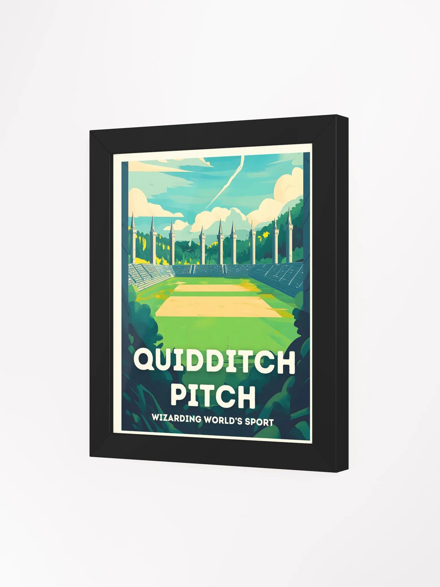 The Quidditch Pitch Vintage Travel Poster product image (3)