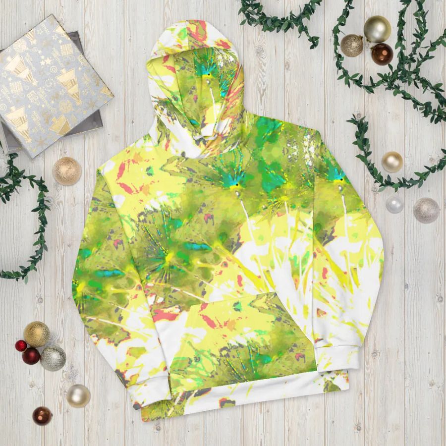 Way Cooler Abstract Dandelion Unisex Pull Over Hoodie product image (10)