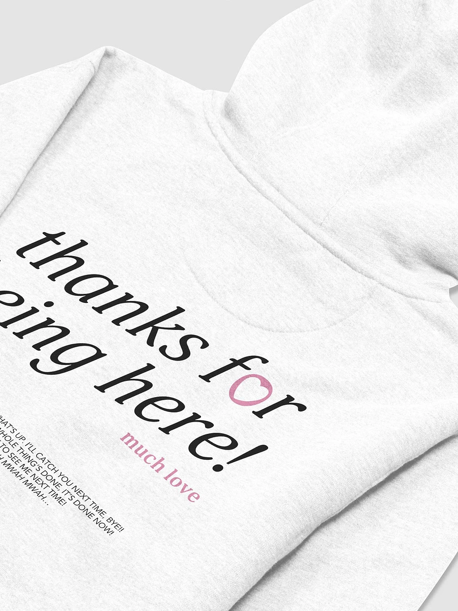 thanks for being here! Hoodie (Pink) product image (20)