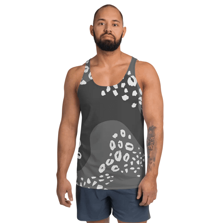 Wild Grey Camo All-Over Tank Top product image (1)