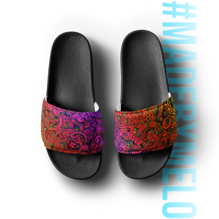Rainbow Space Scribble - Men's Slides | #MADEBYMELO product image (3)