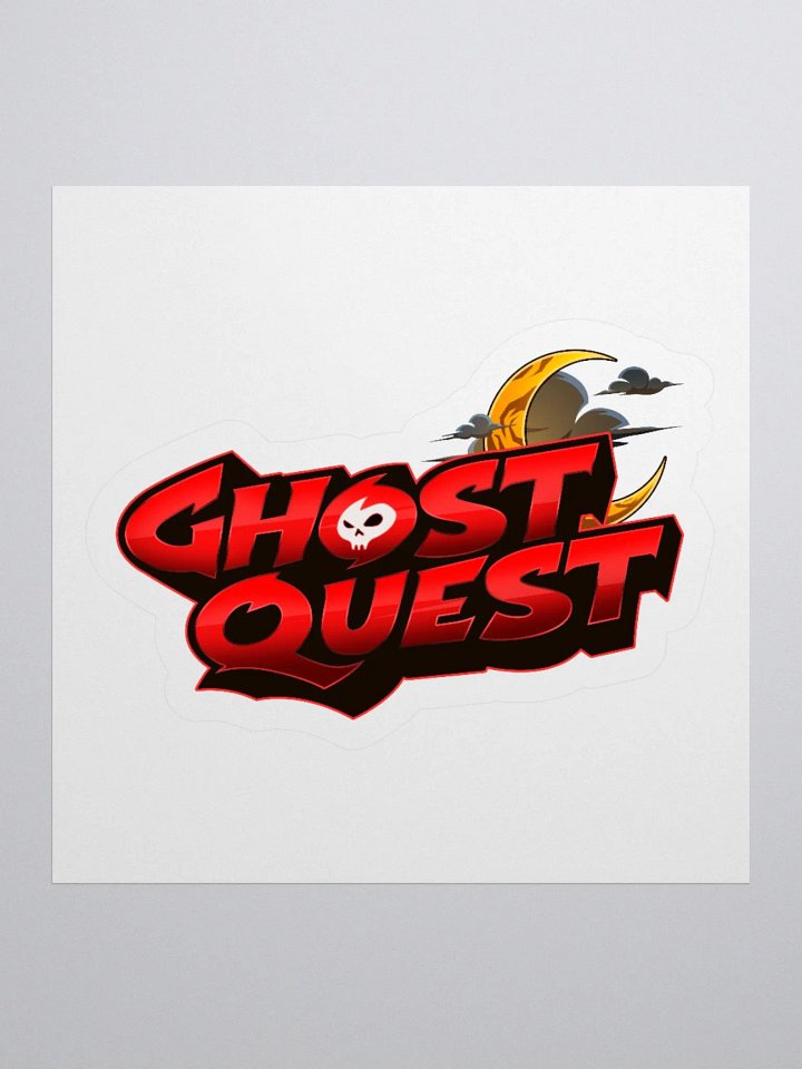 GhostQuest Moon & Clouds Sticker product image (2)