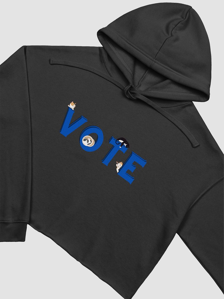 Vote (Cats) Cropped Hoodie product image (3)