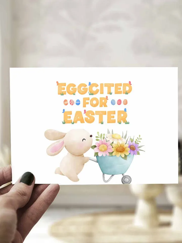 Eggcited for Easter Card product image (1)