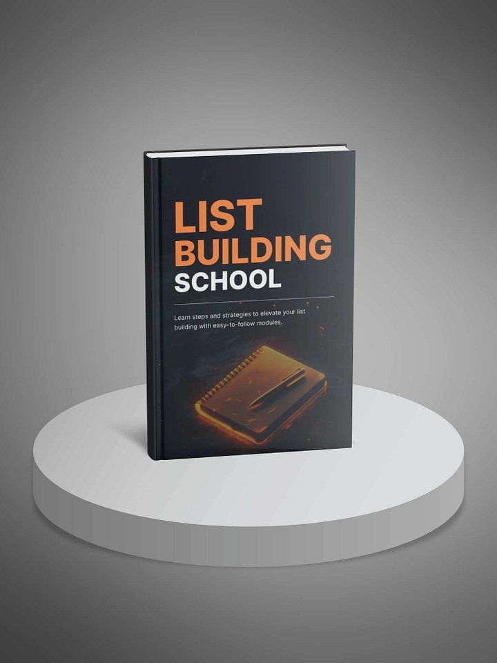 List Building School: Build Profitable Email Lists Fast product image (2)