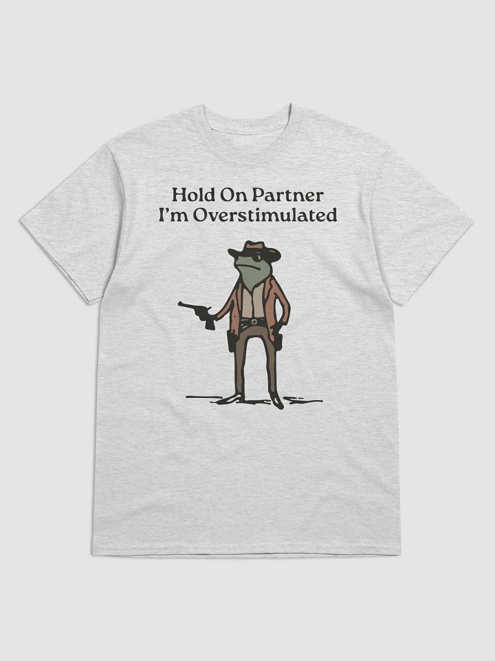 Hold On Partner I'm Overstimulated T-Shirt product image (1)