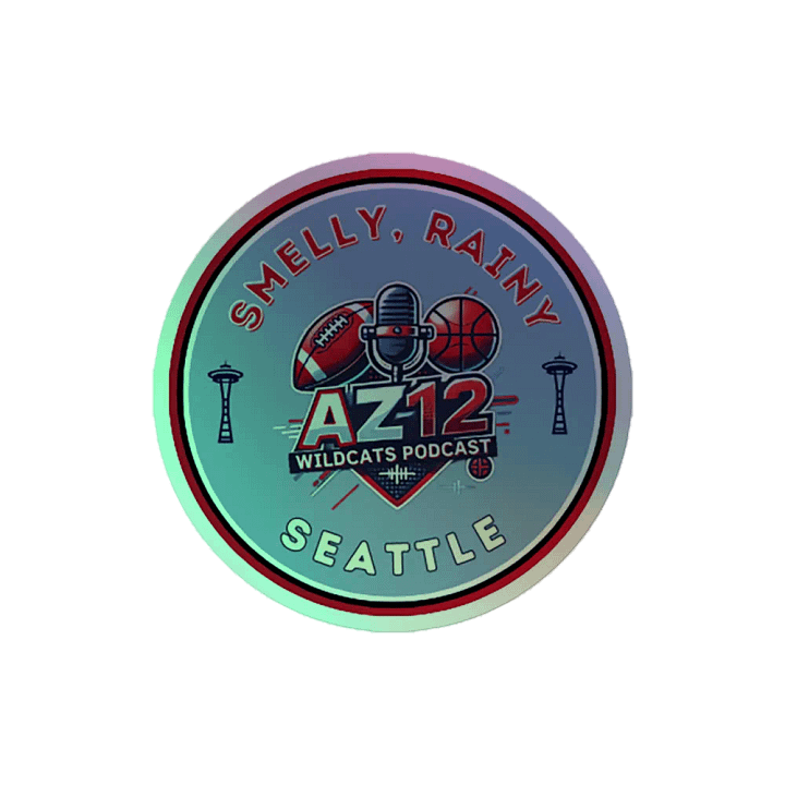 AZ12 Wildcats Podcast Holographic Sticker Sheet product image (2)