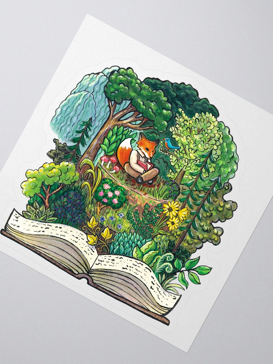 Fantasy Forest Fox Cake - Sticker product image (2)