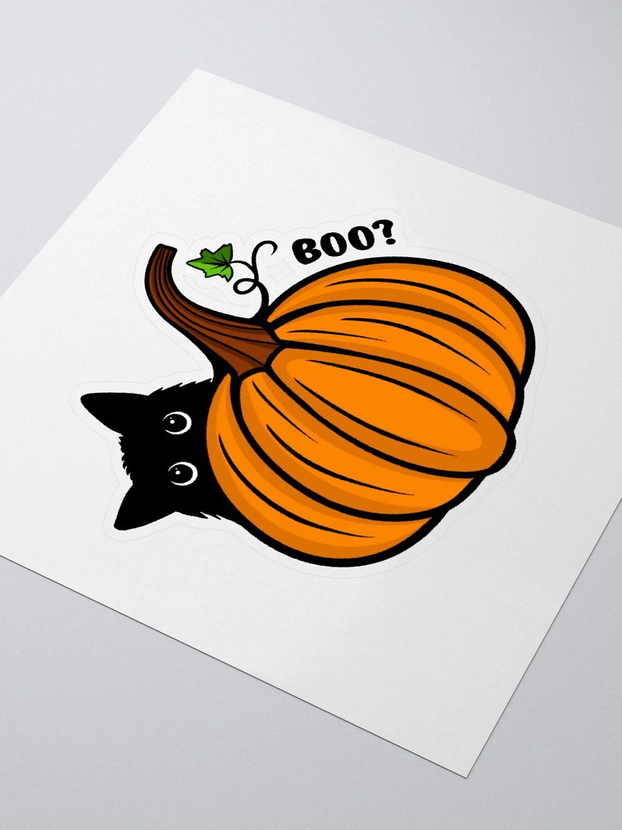 Kitty with a Pumpkin Sticker product image (3)